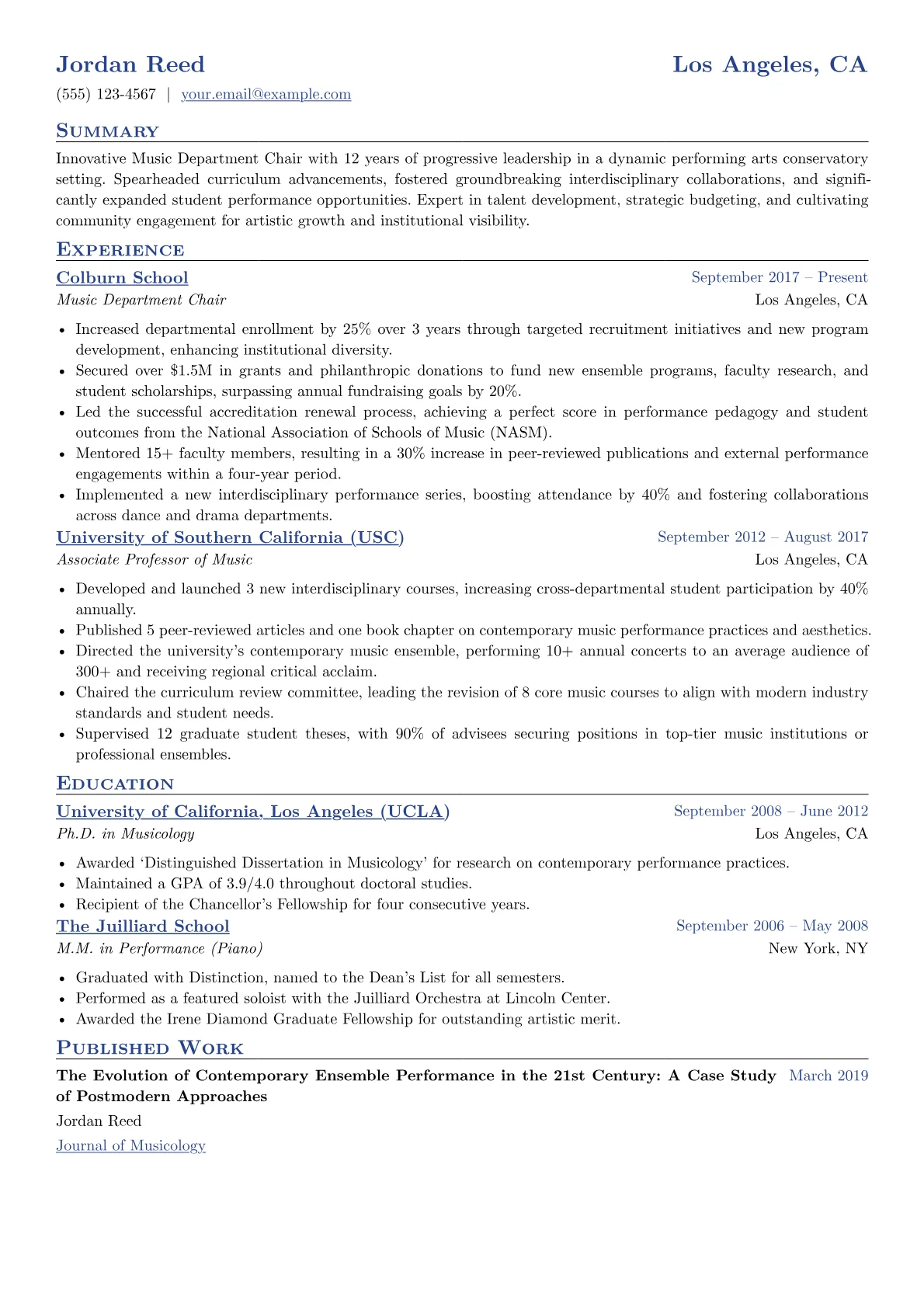 Music Department Chair version - Page 1