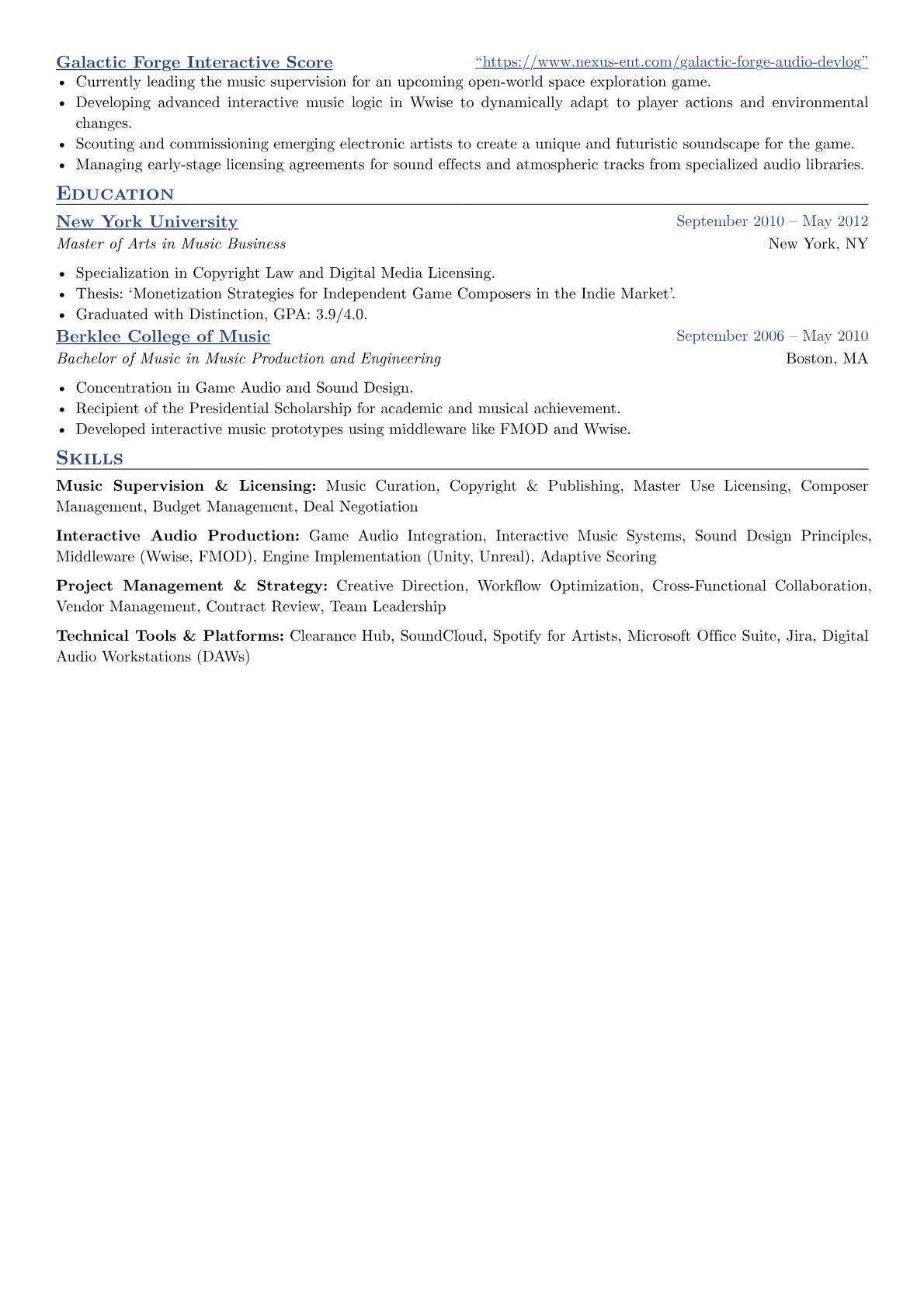 Music Supervisor version - Page 2