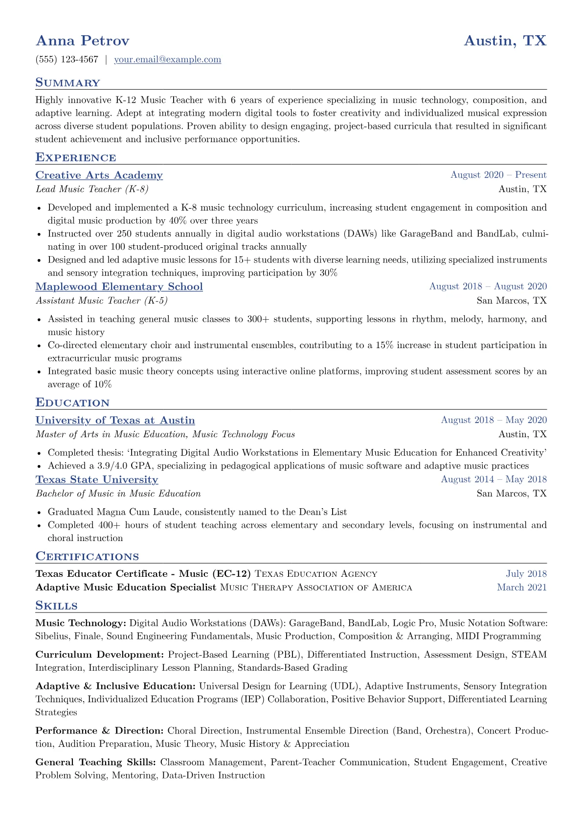 Music Technology version - Page 1