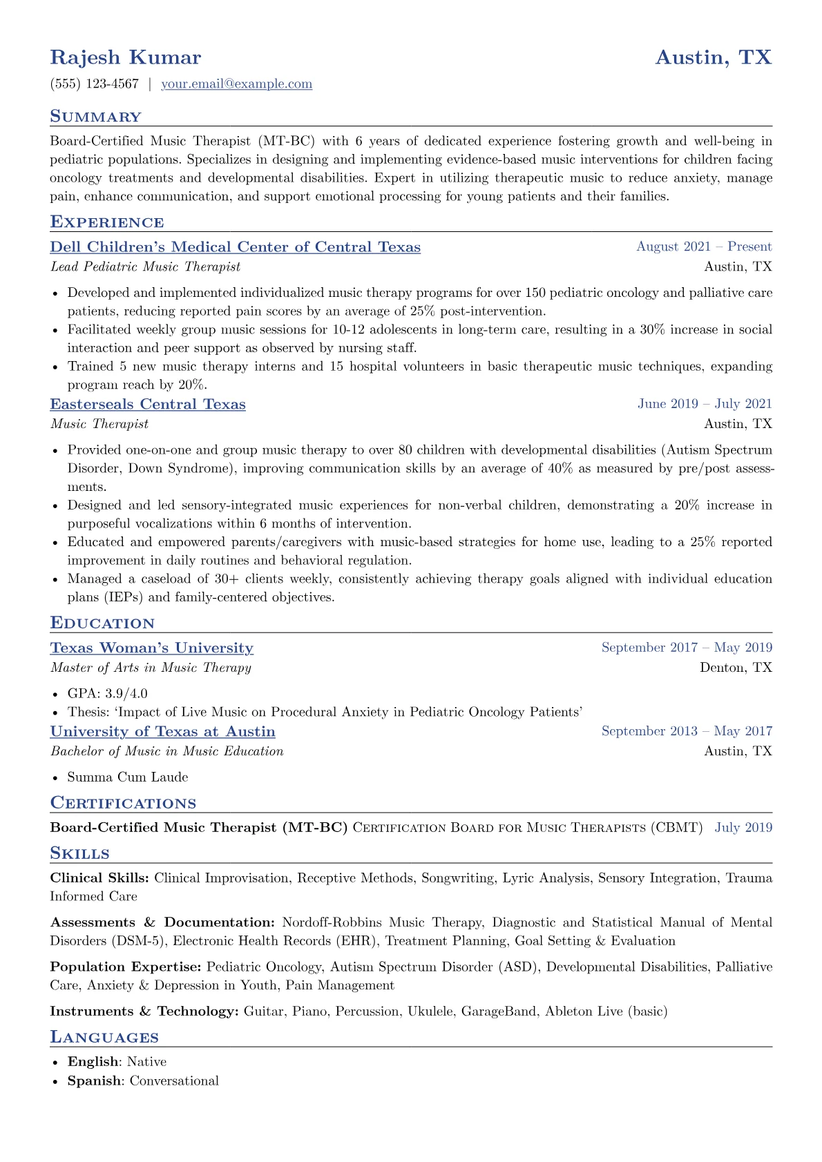 Pediatric/Developmenta version - Page 1