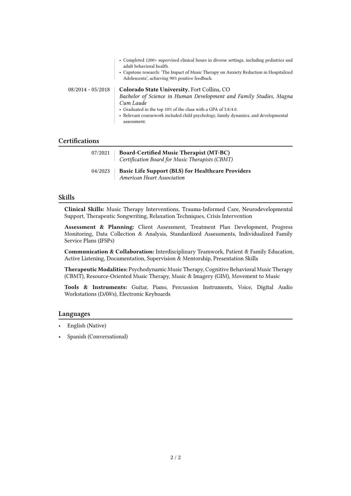 Career changer version - Page 2