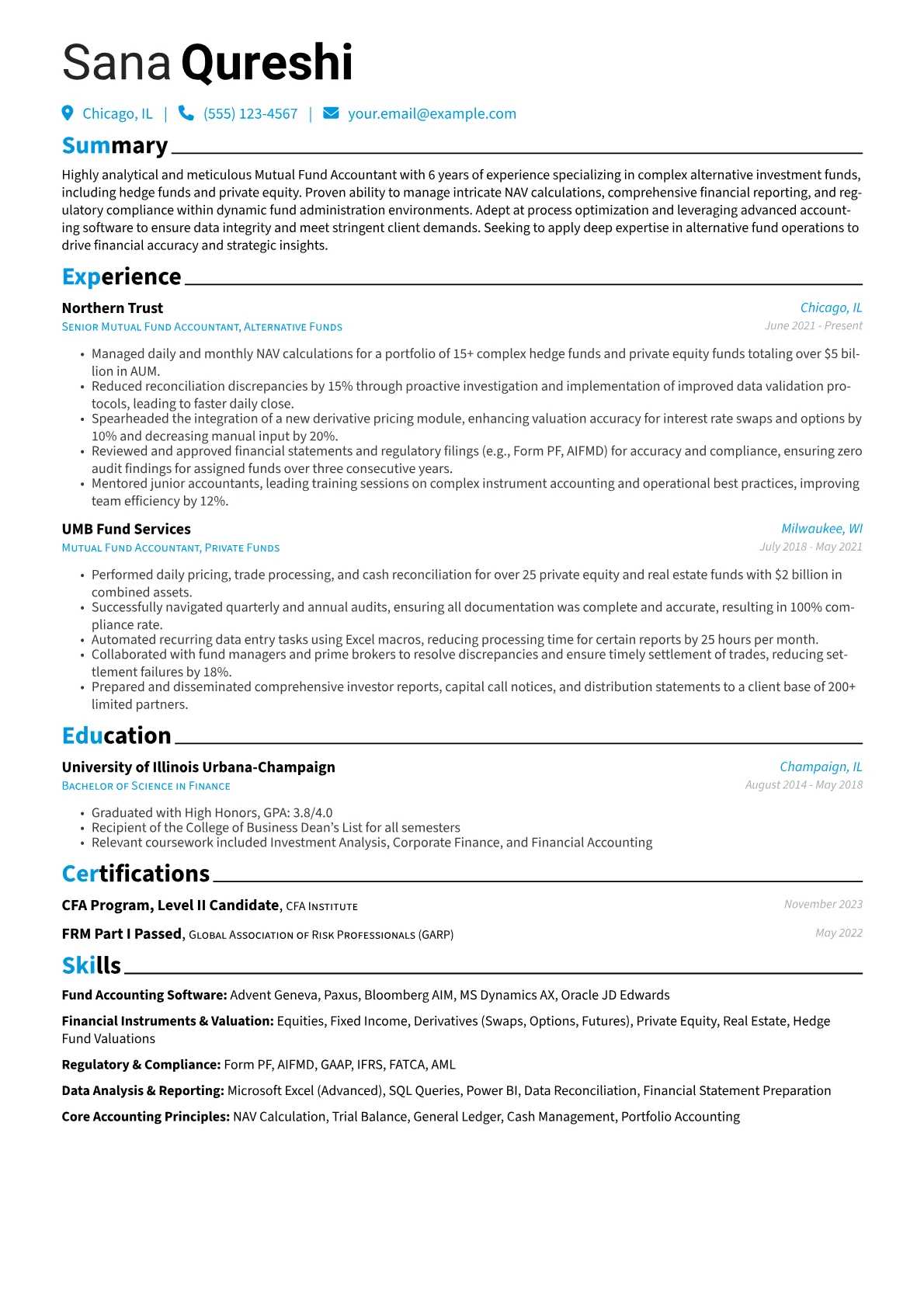 Alternative Fund version - Page 1