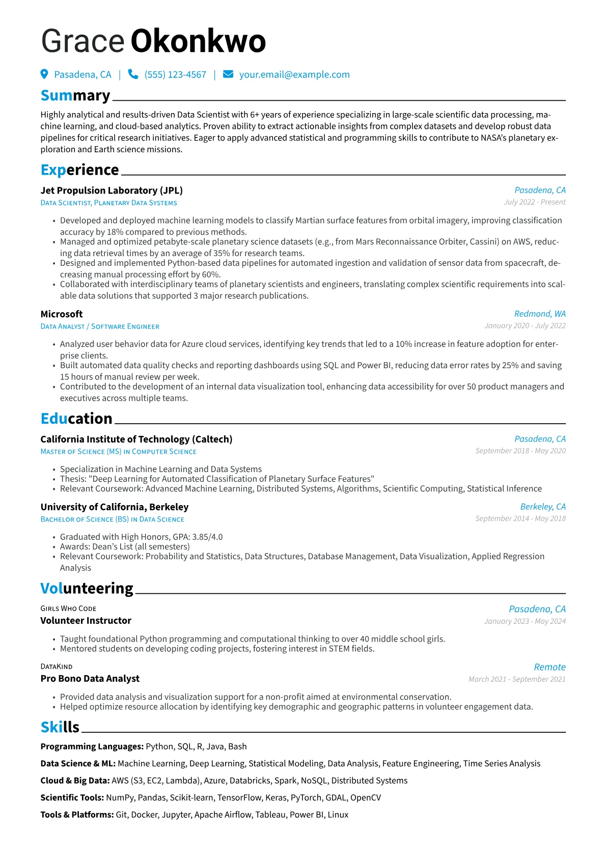 NASA Planetary Data version - Page 1