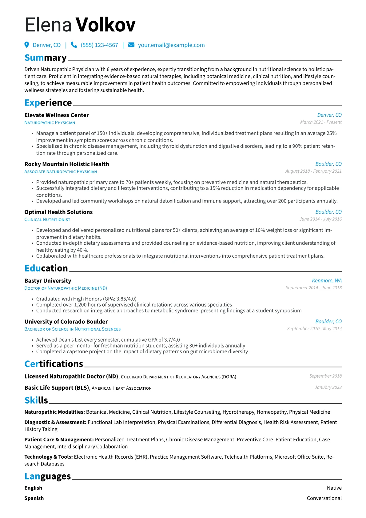 Career changer version - Page 1