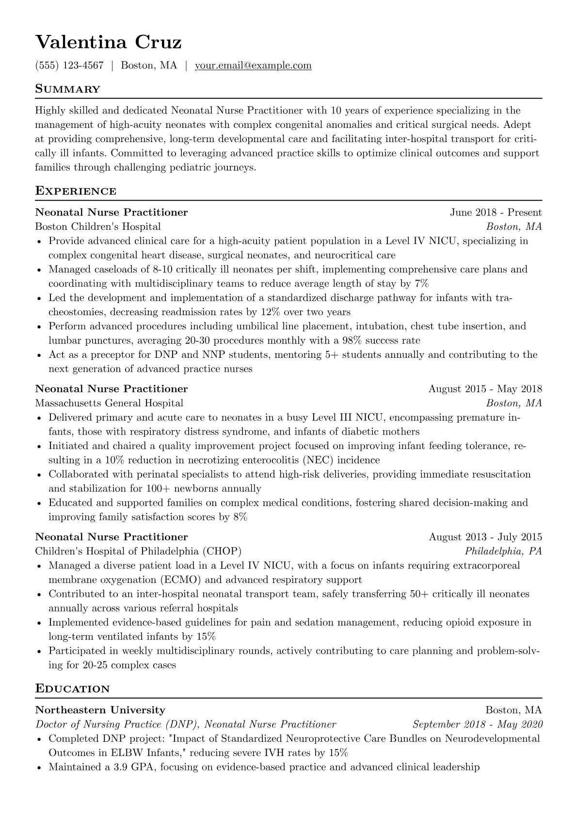 Neonatal NNP - Complex version - Page 1
