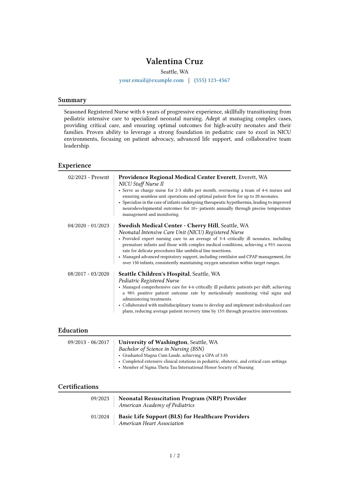 Career changer version - Page 1