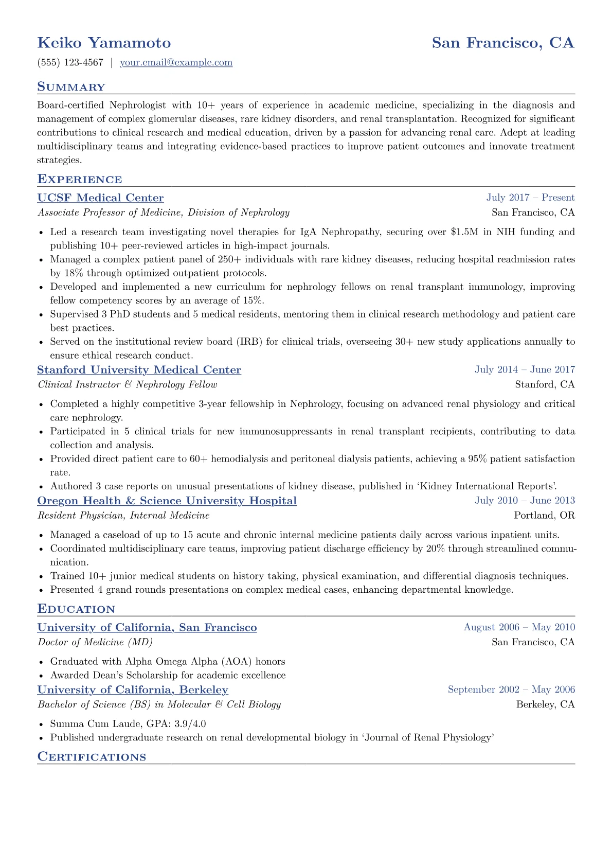 Academic/Research Focus version - Page 1