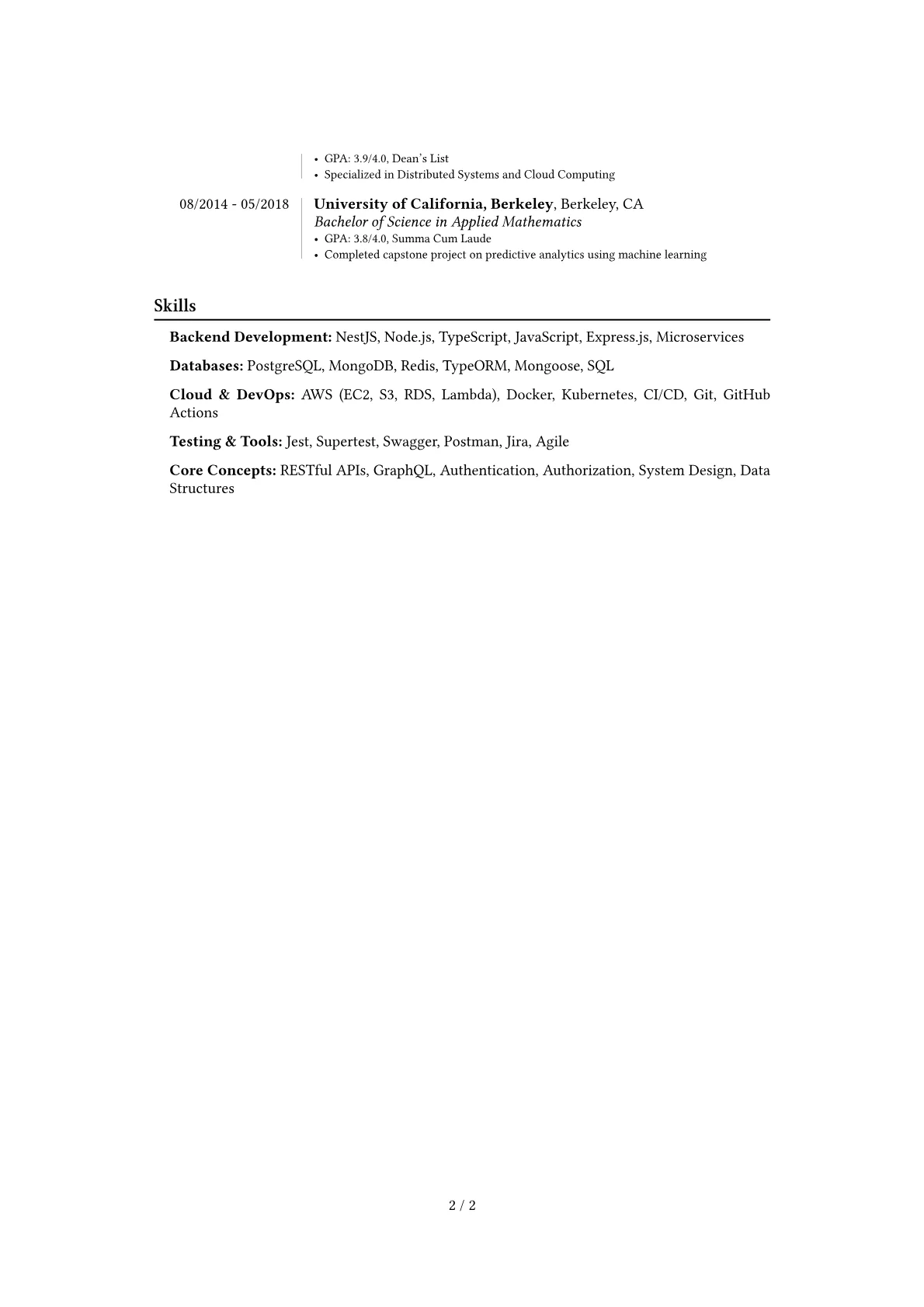 Career changer version - Page 2