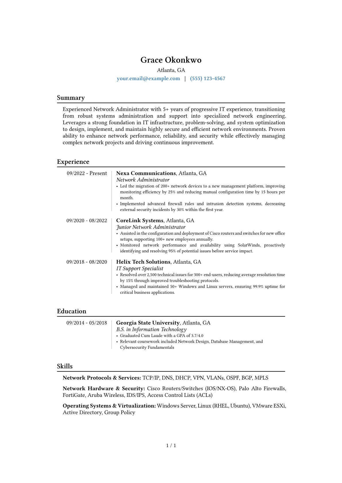 Career changer version - Page 1