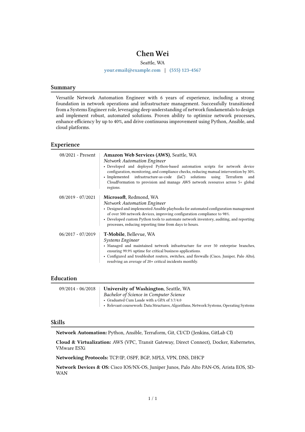 Career changer version - Page 1