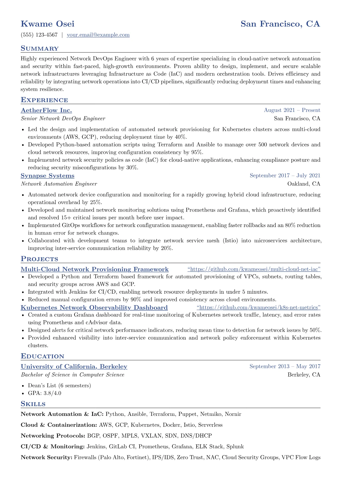 Network DevOps version - Page 1