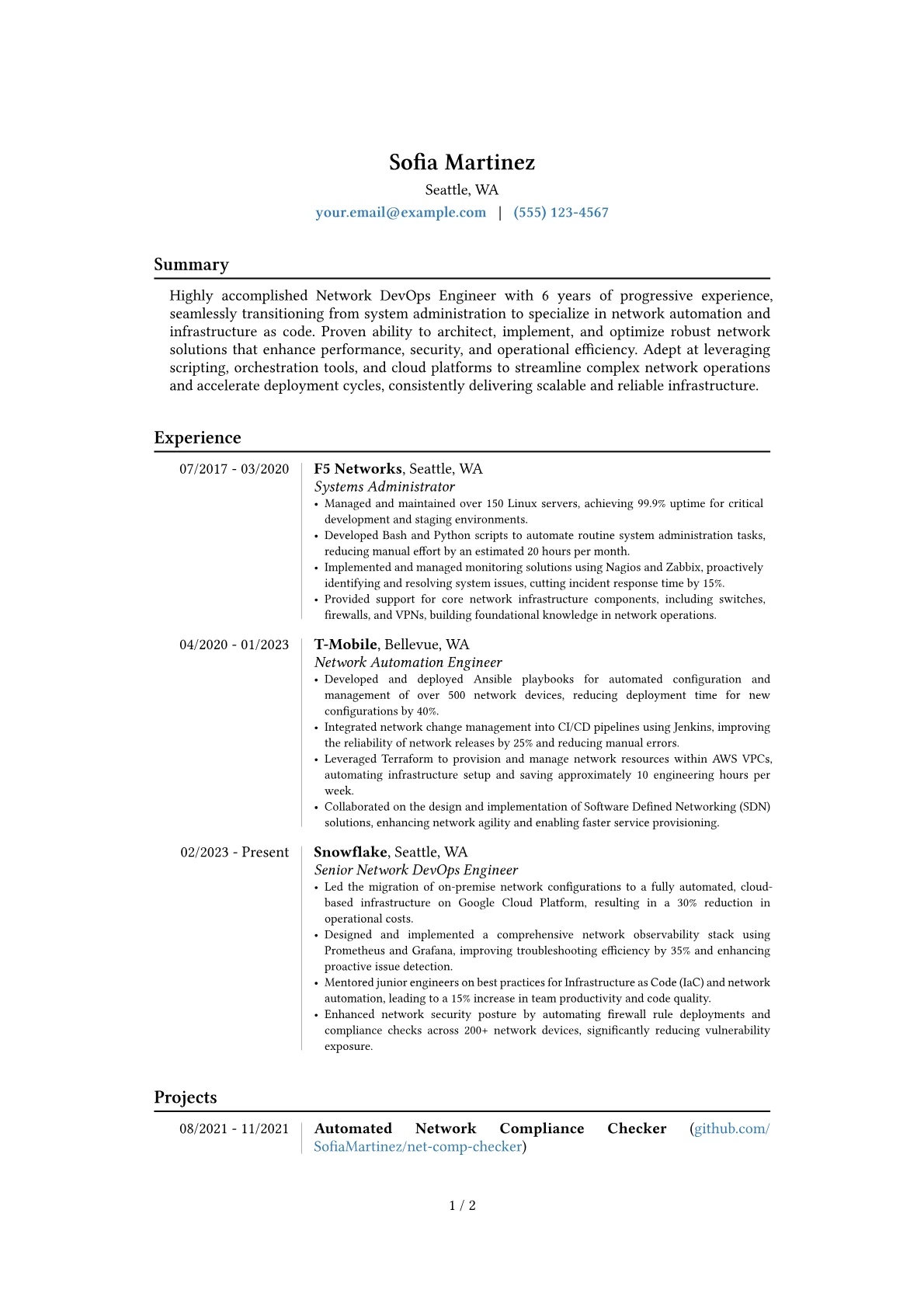 Career changer version - Page 1