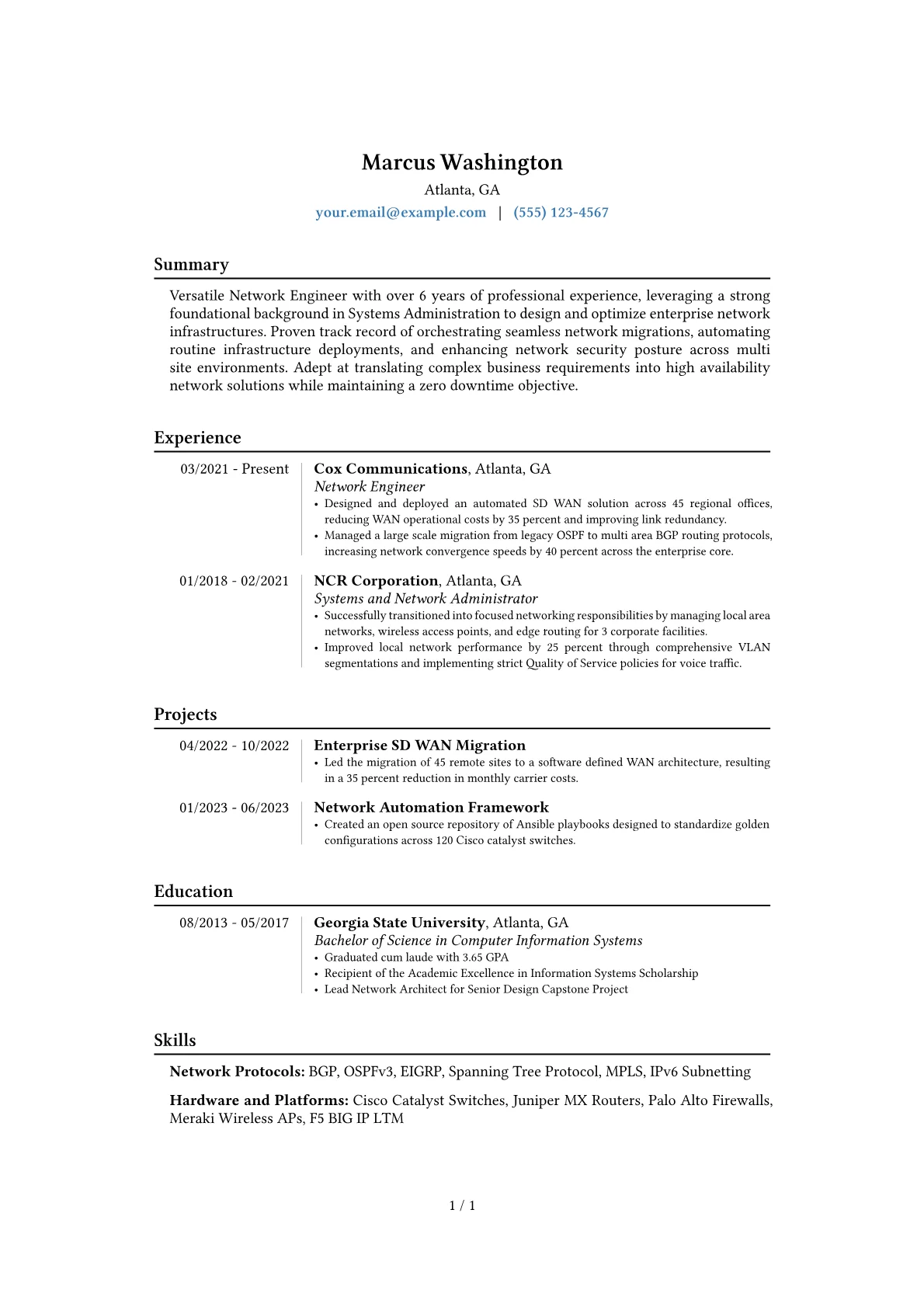 Career changer version - Page 1