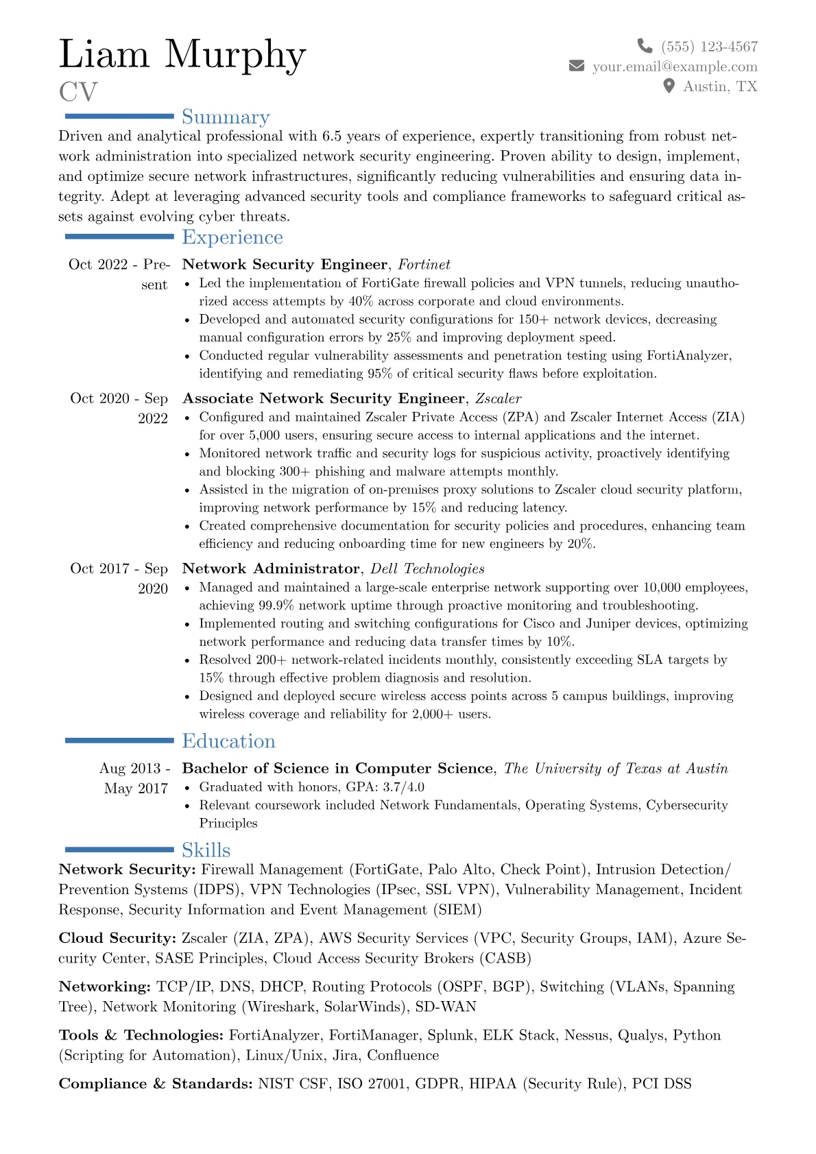 Career changer version - Page 1