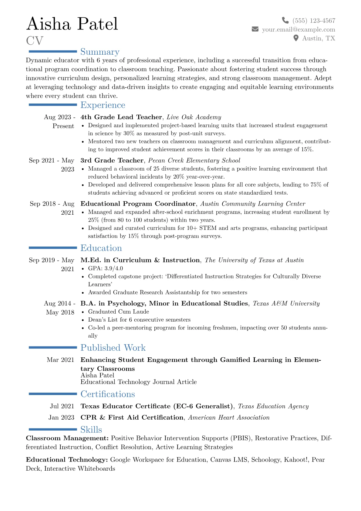Career changer version - Page 1