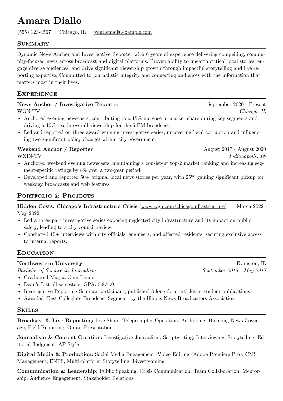 News Anchor version - Page 1