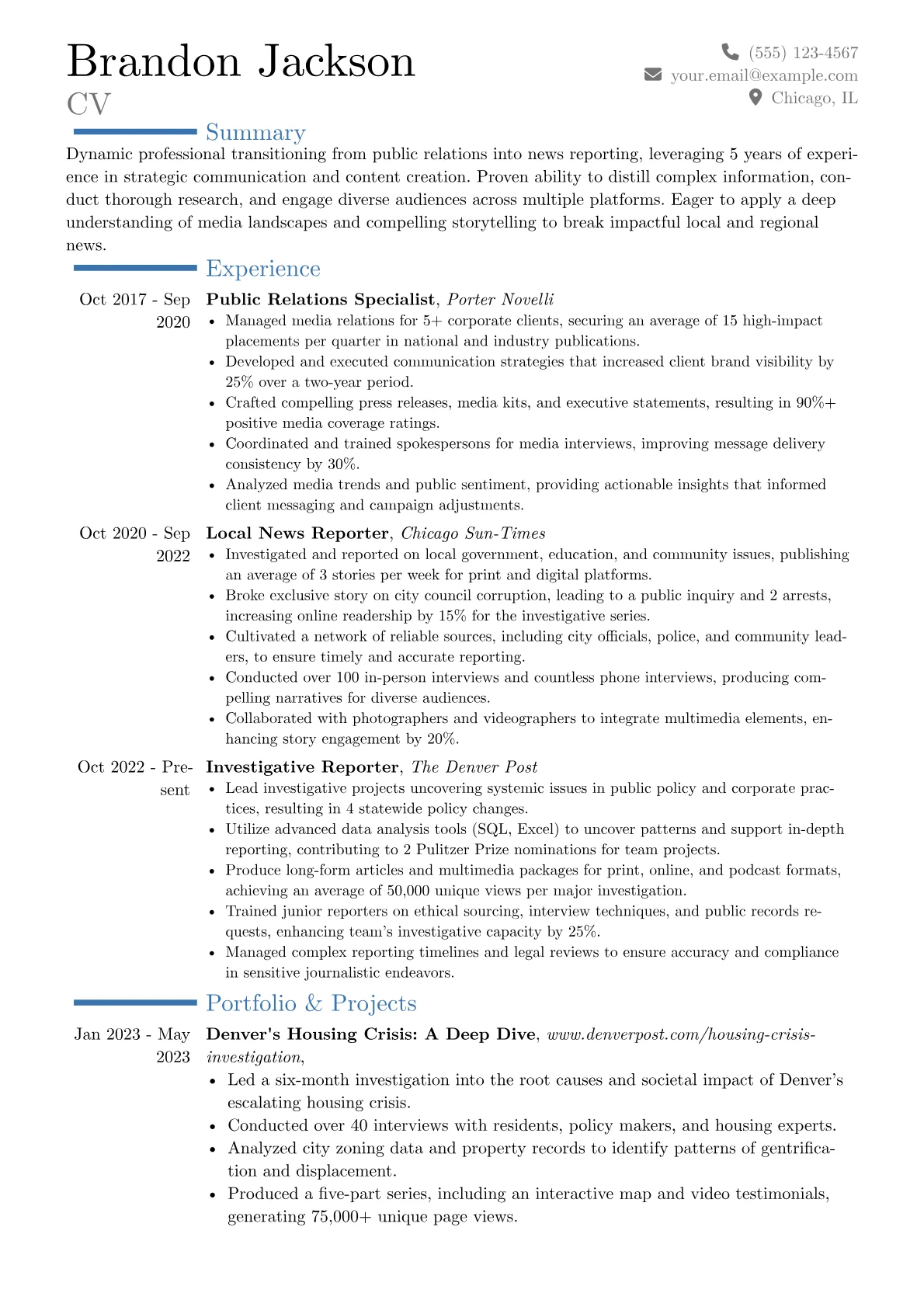 Career changer version - Page 1