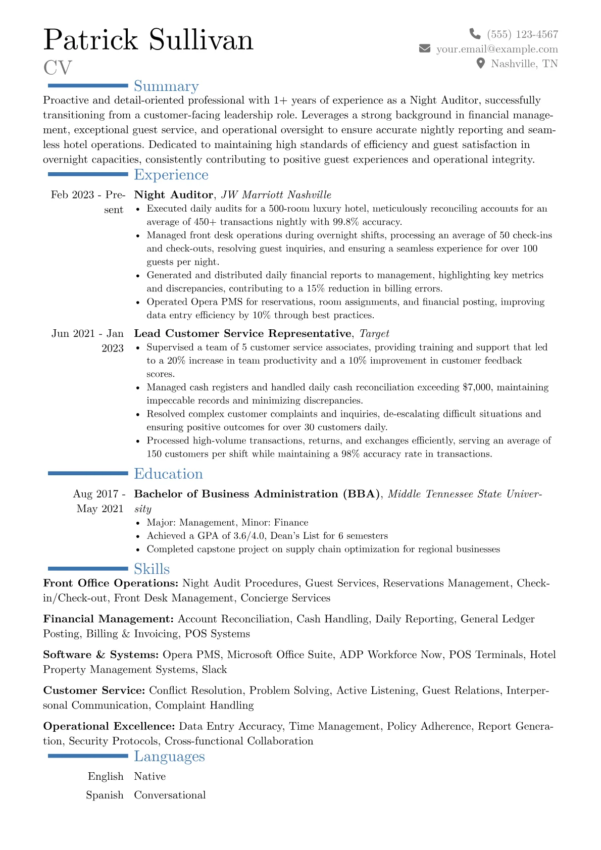 Career changer version - Page 1