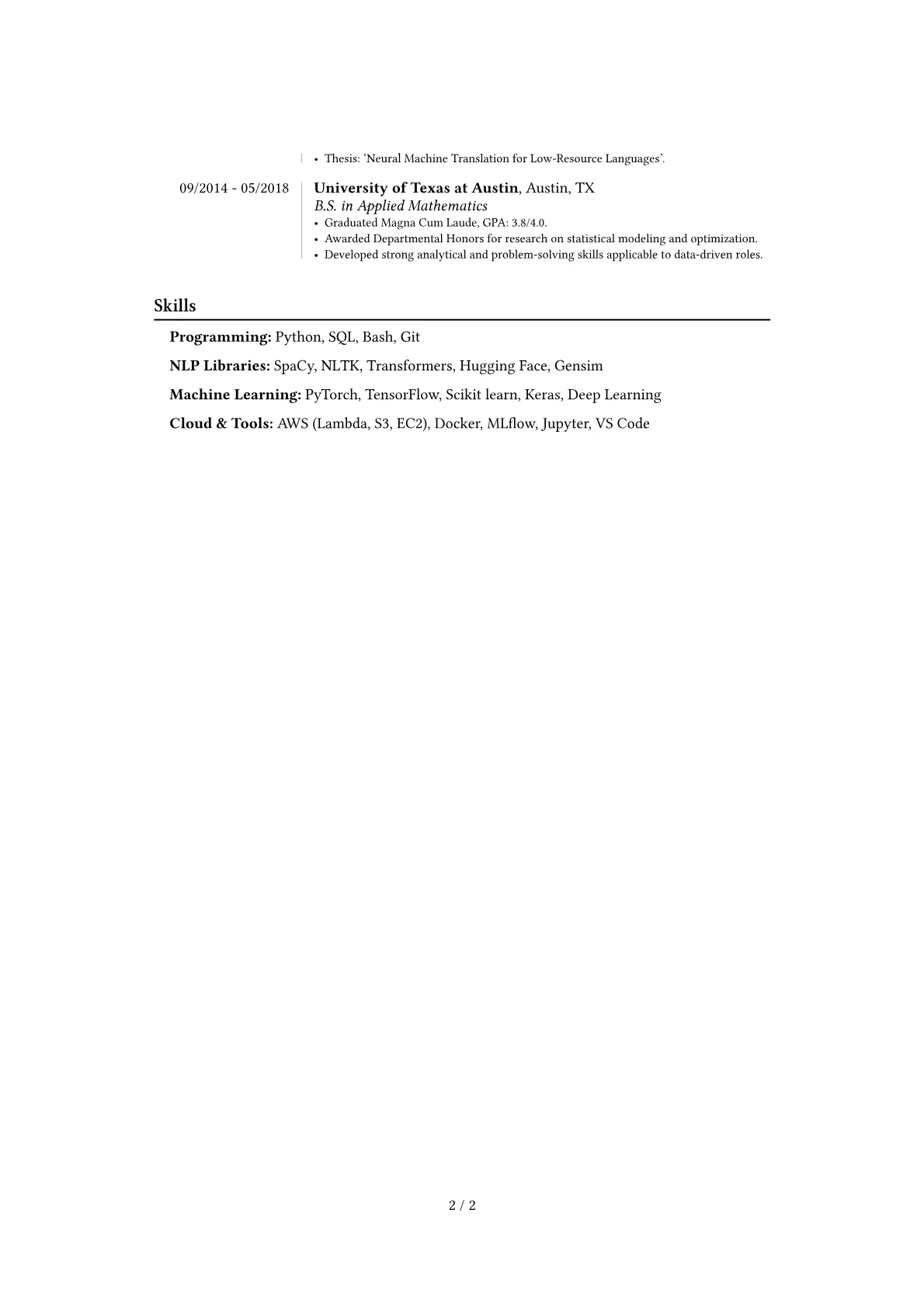 Career changer version - Page 2