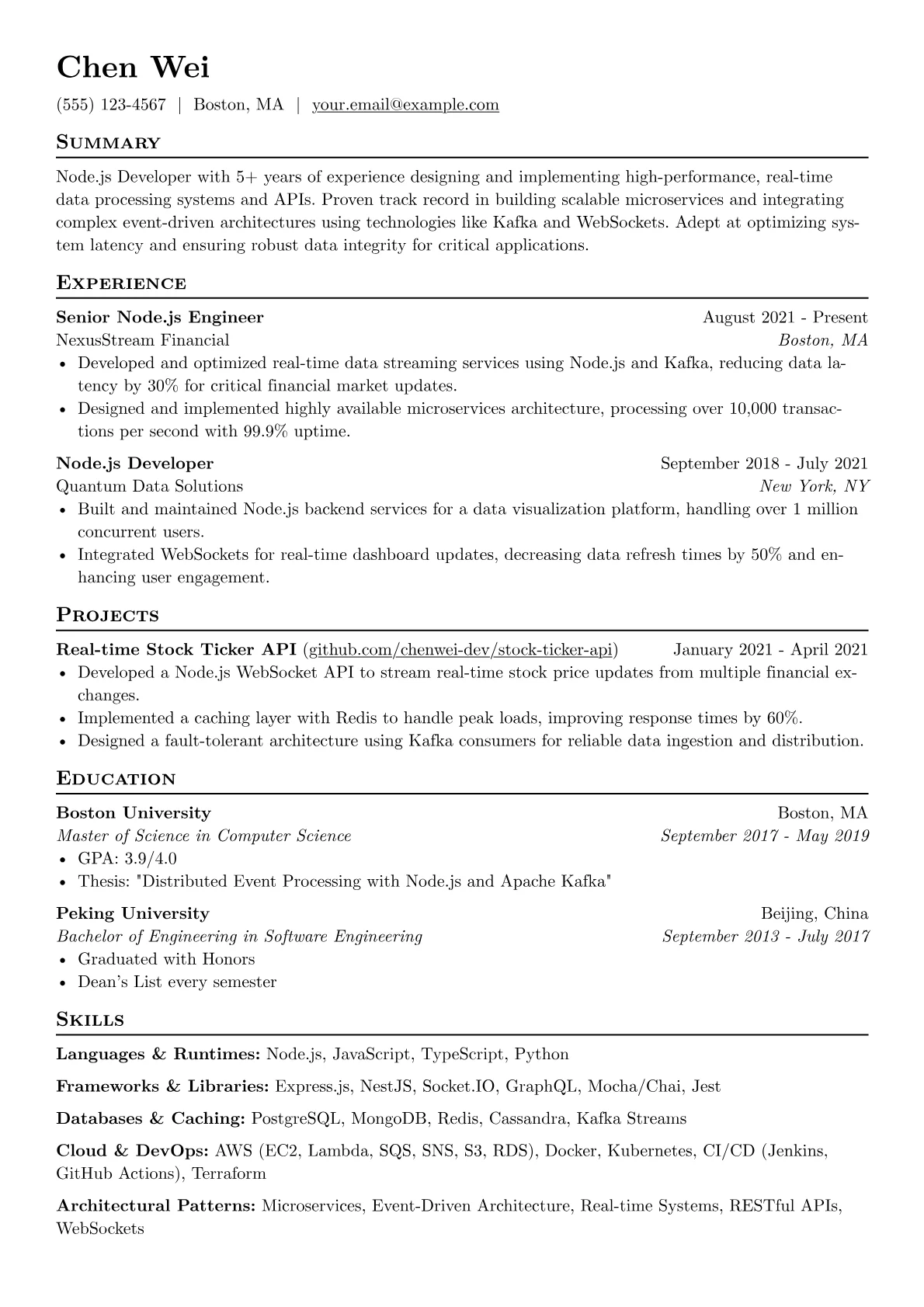 Real-time Data Specialist version - Page 1