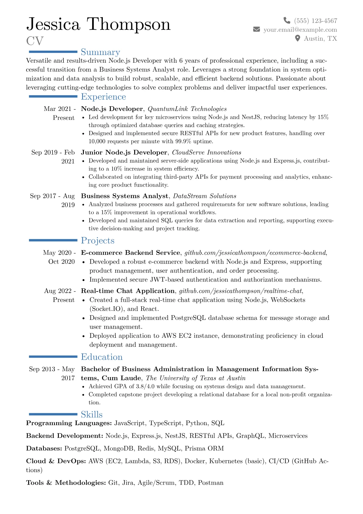 Career changer version - Page 1