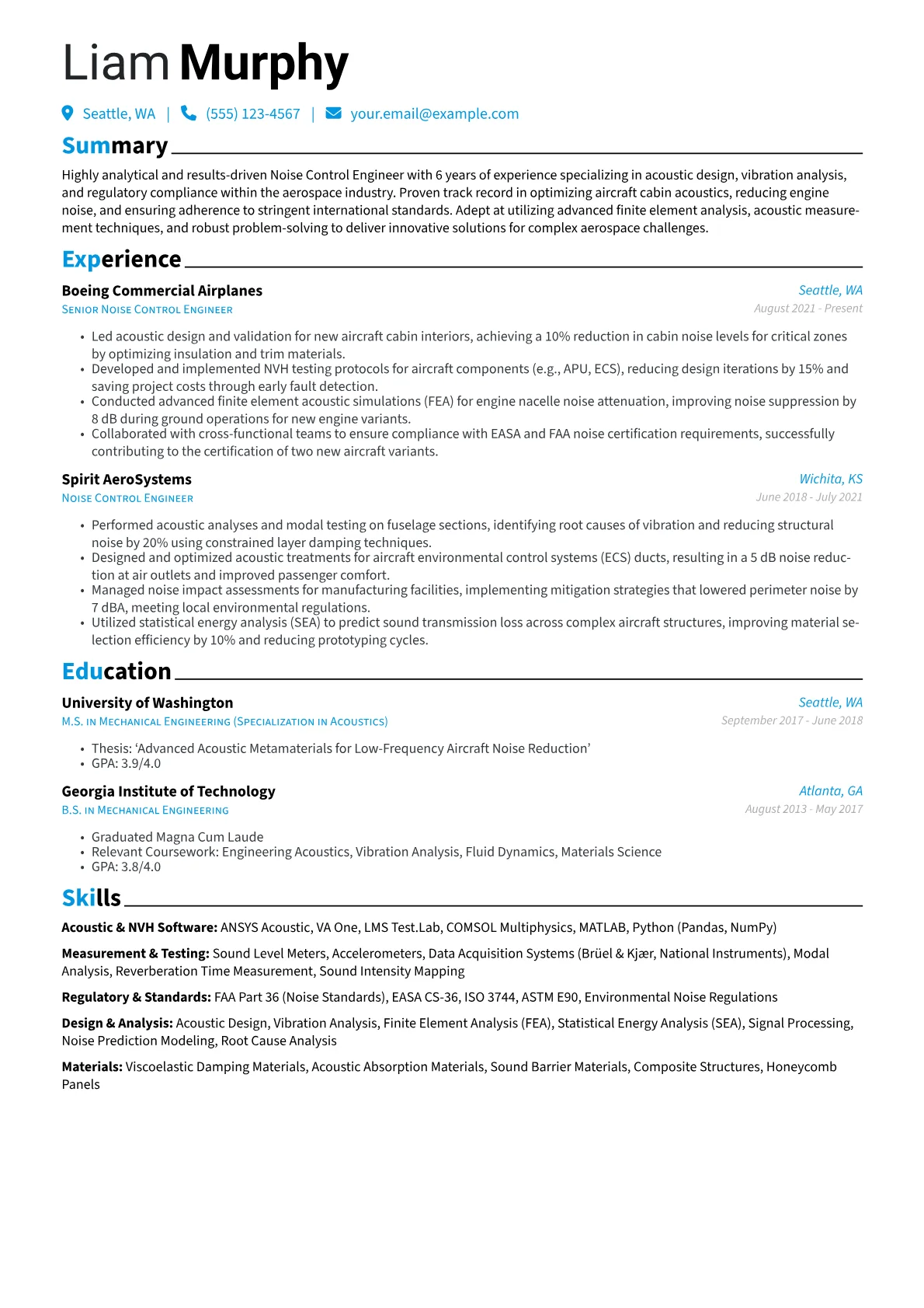 Acoustic & NVH Software version - Page 1