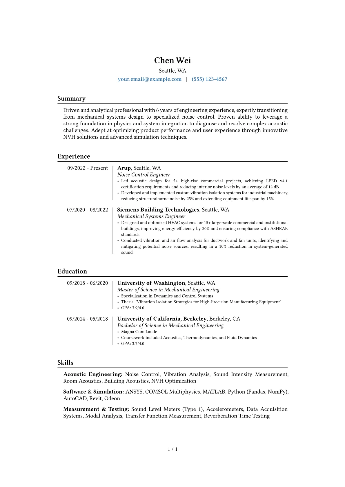 Career changer version - Page 1
