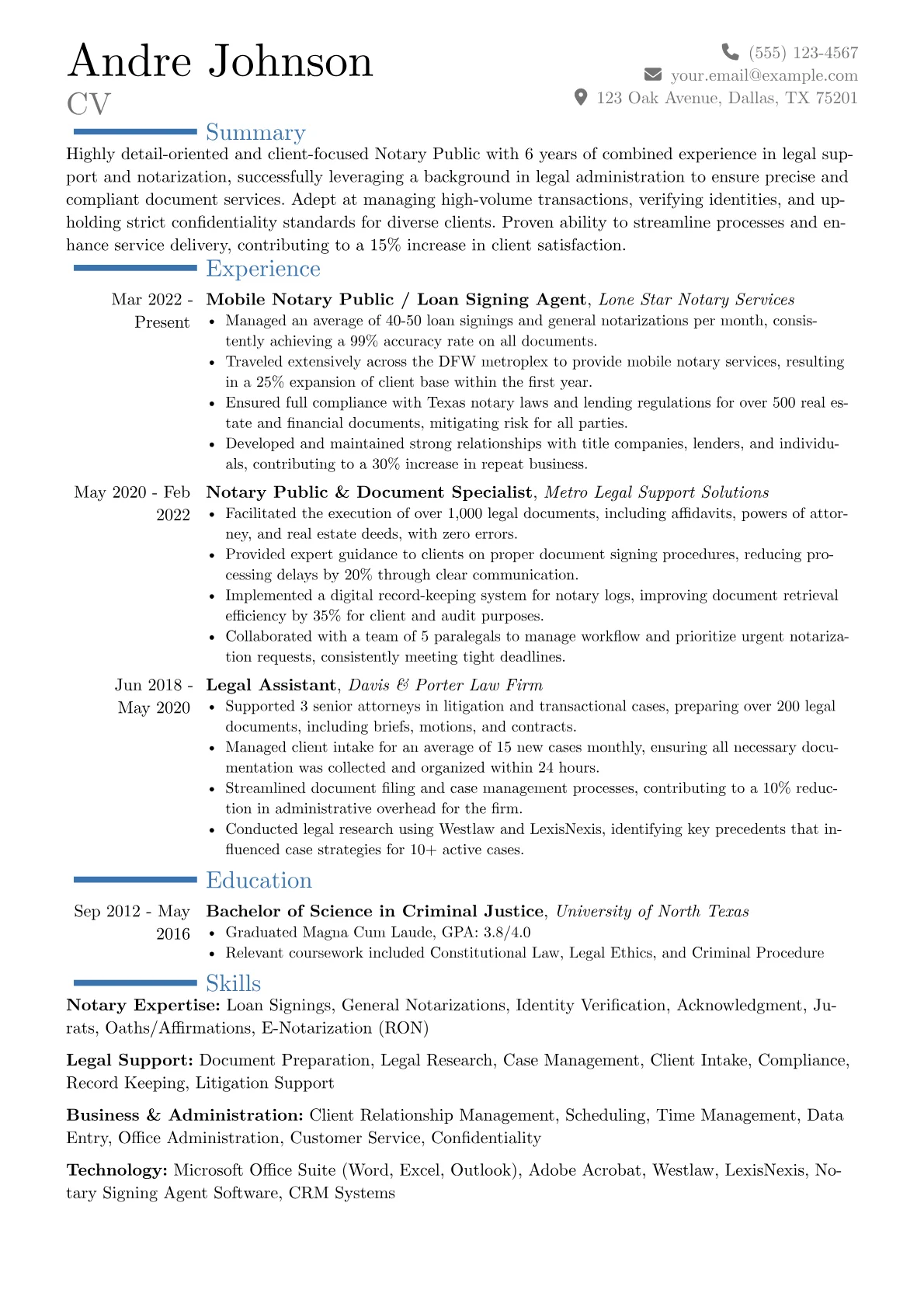 Career changer version - Page 1
