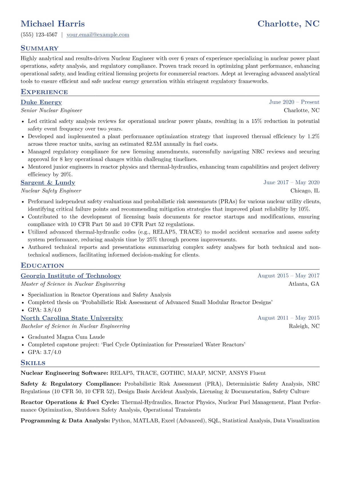 Nuclear Engineer version - Page 1