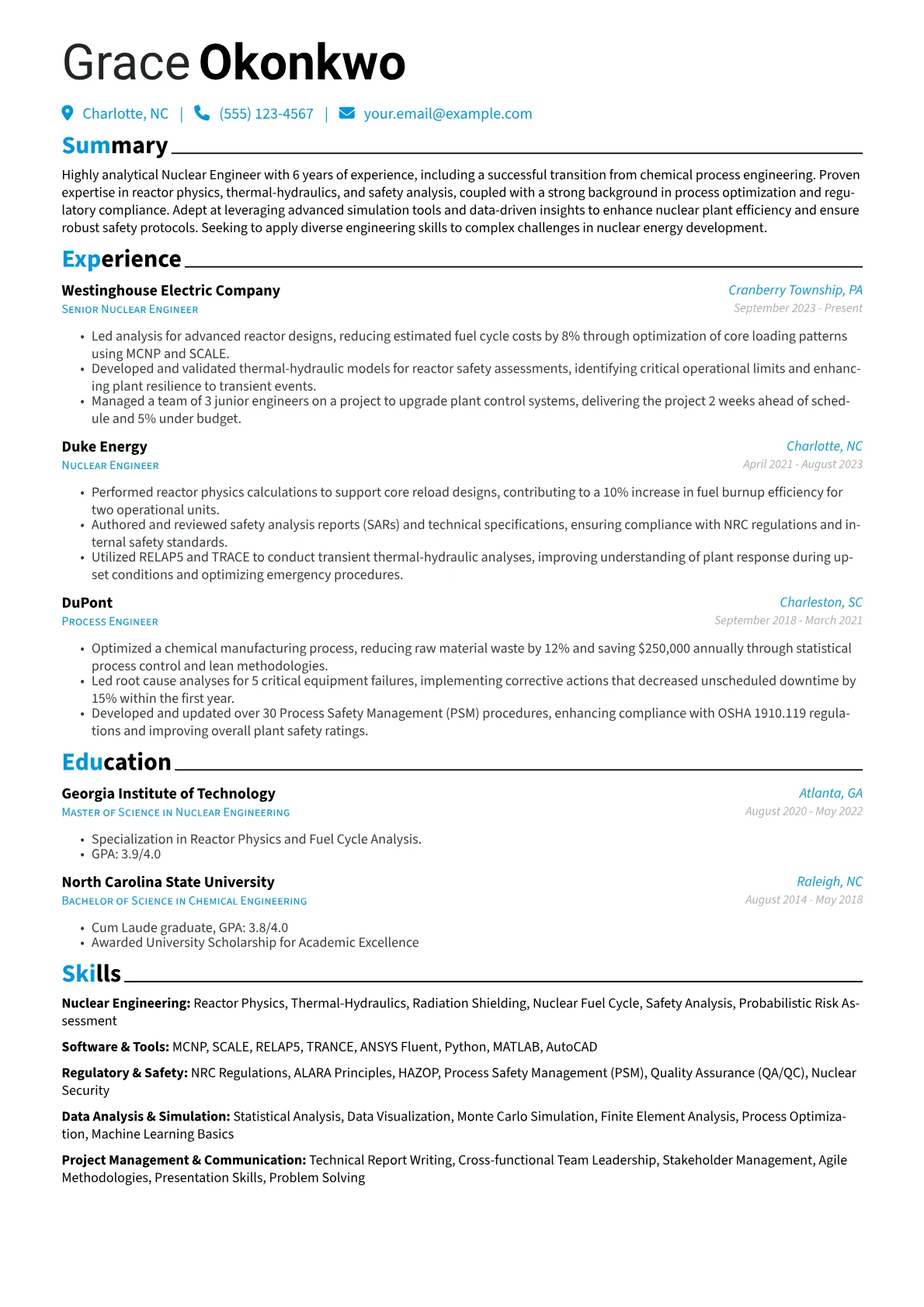 Career changer version - Page 1