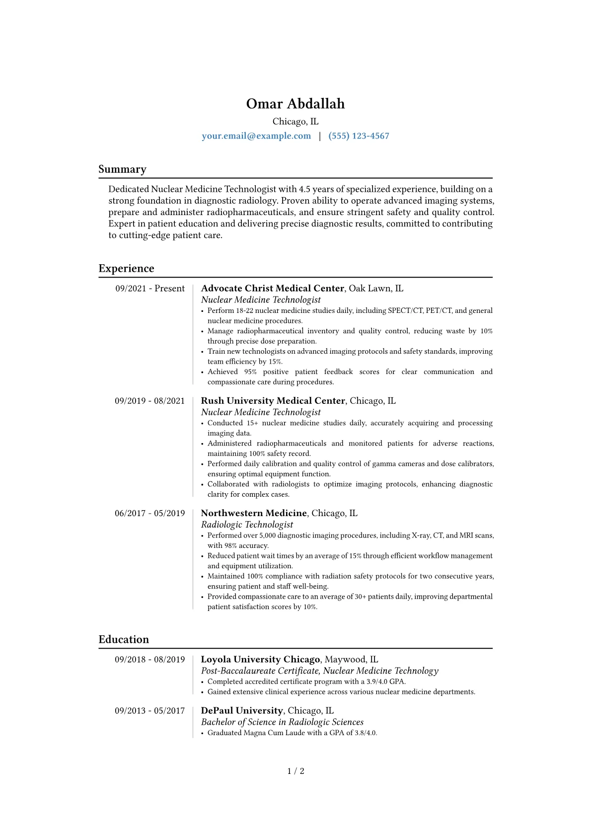 Career changer version - Page 1