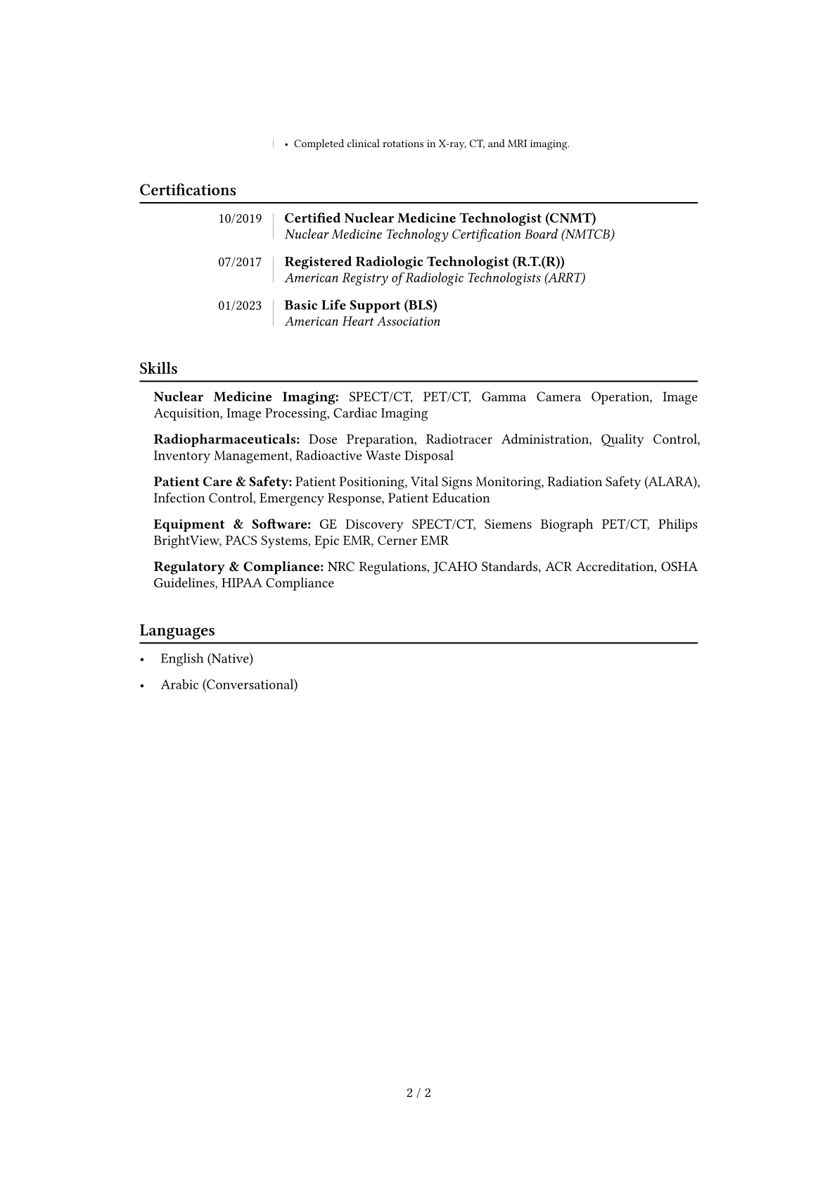 Career changer version - Page 2