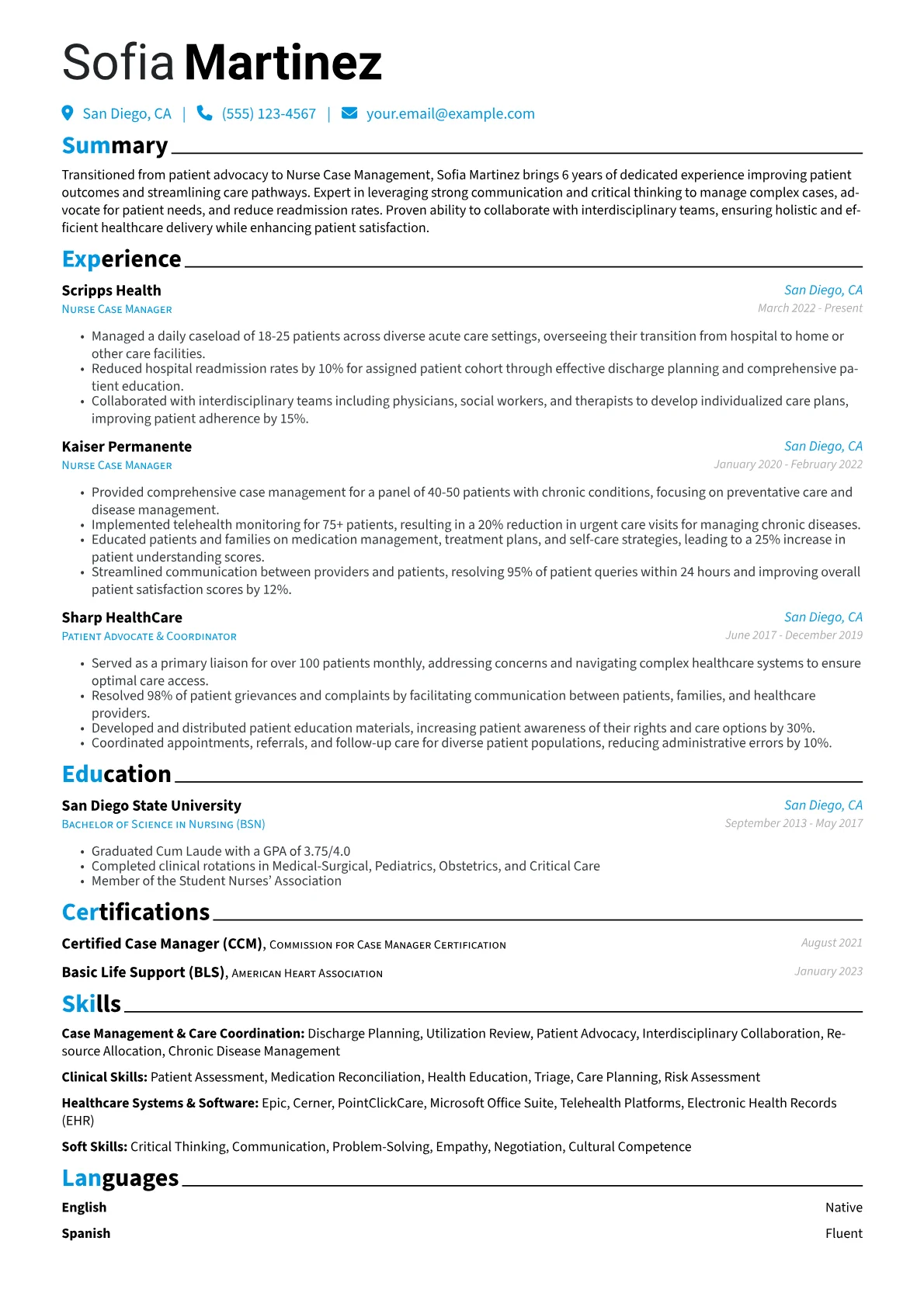 Career changer version - Page 1