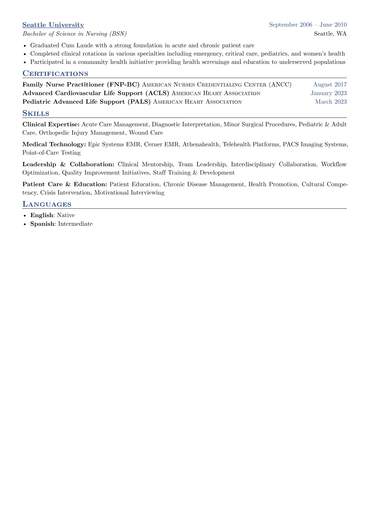 Nurse Practitioner version - Page 2