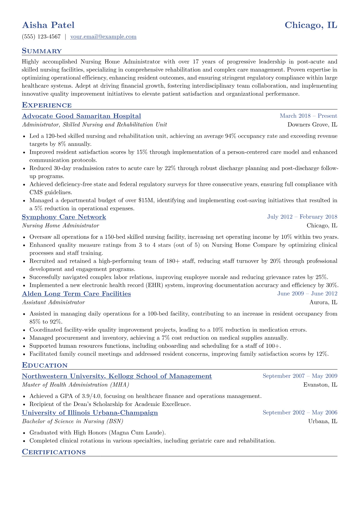 Nursing Home version - Page 1