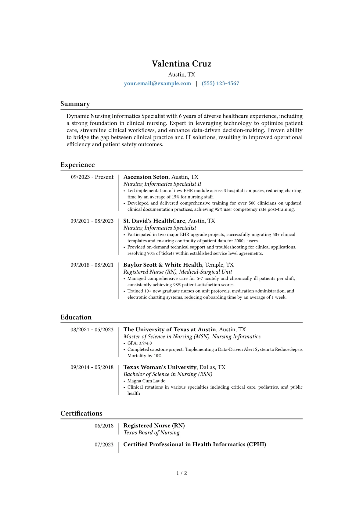 Career changer version - Page 1