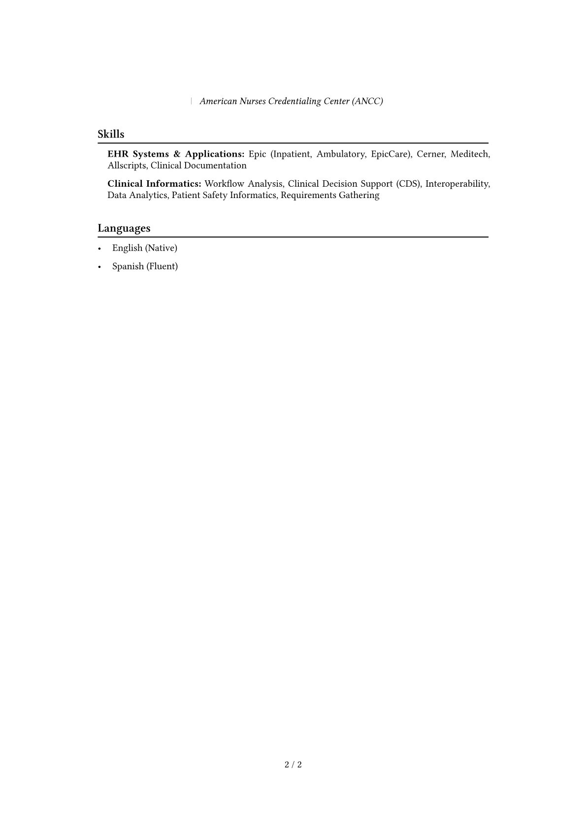 Career changer version - Page 2
