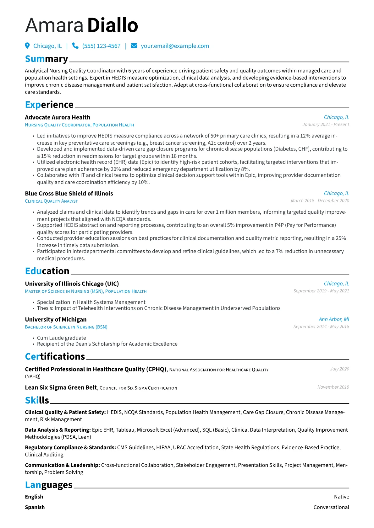 Managed Care version - Page 1
