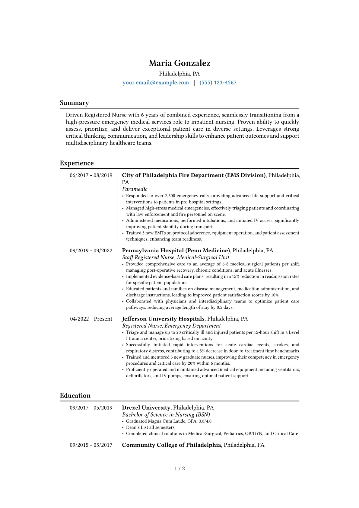 Career changer version - Page 1
