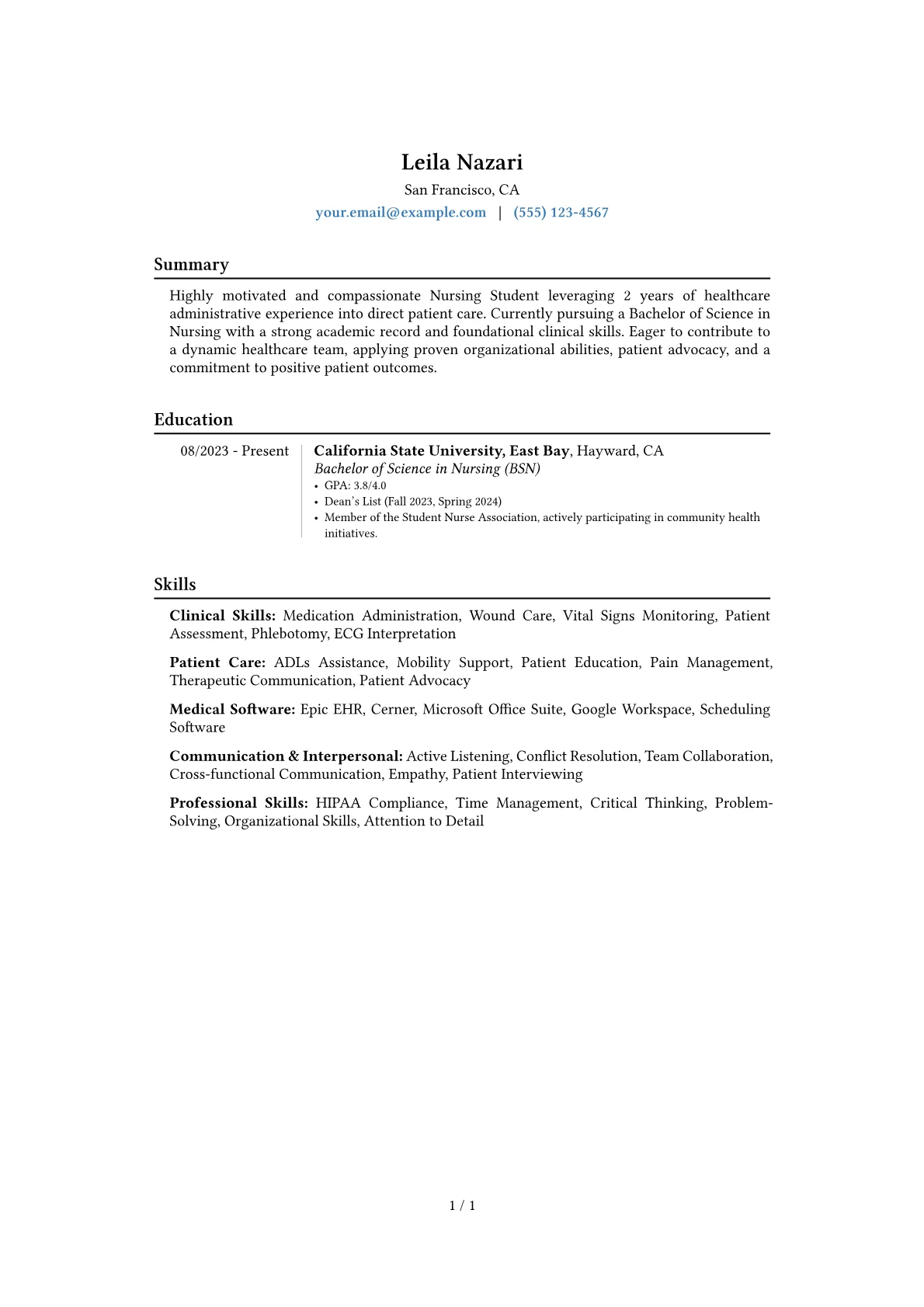 Career changer version - Page 1