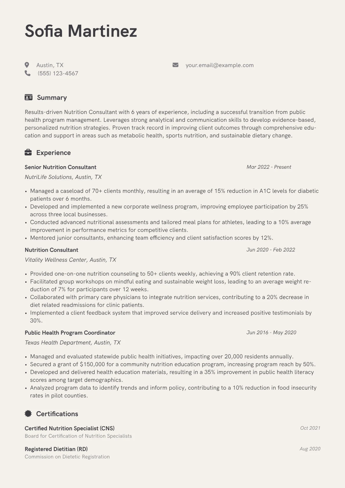 Career changer version - Page 1