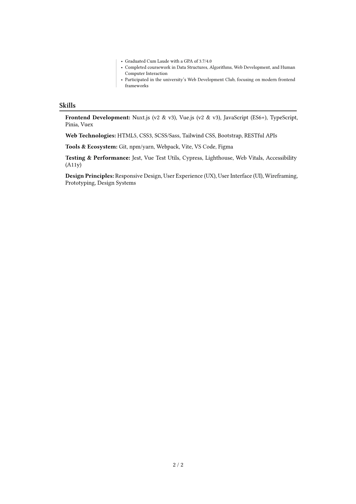 Career changer version - Page 2