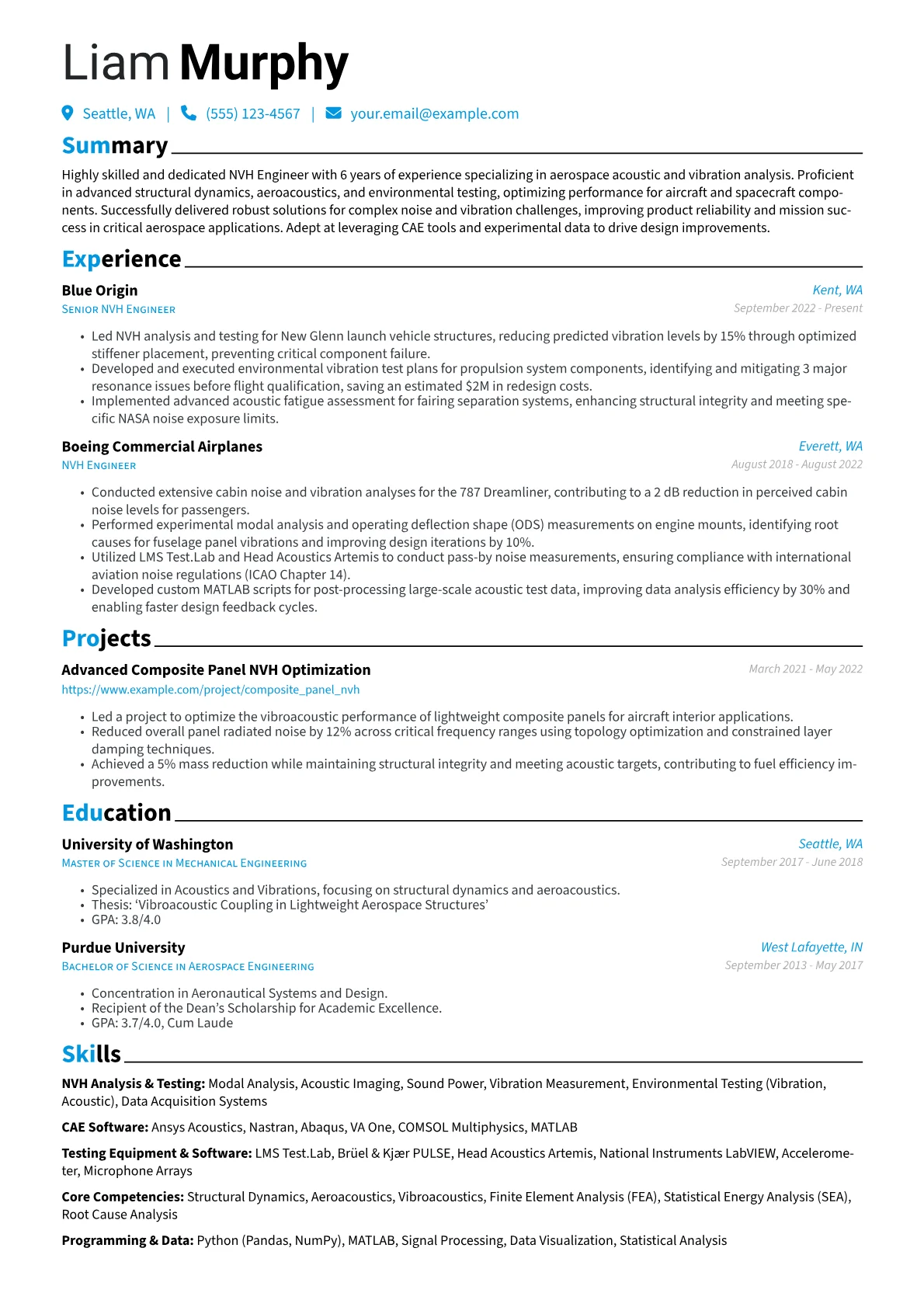 NVH Engineer - Aerospace version - Page 1
