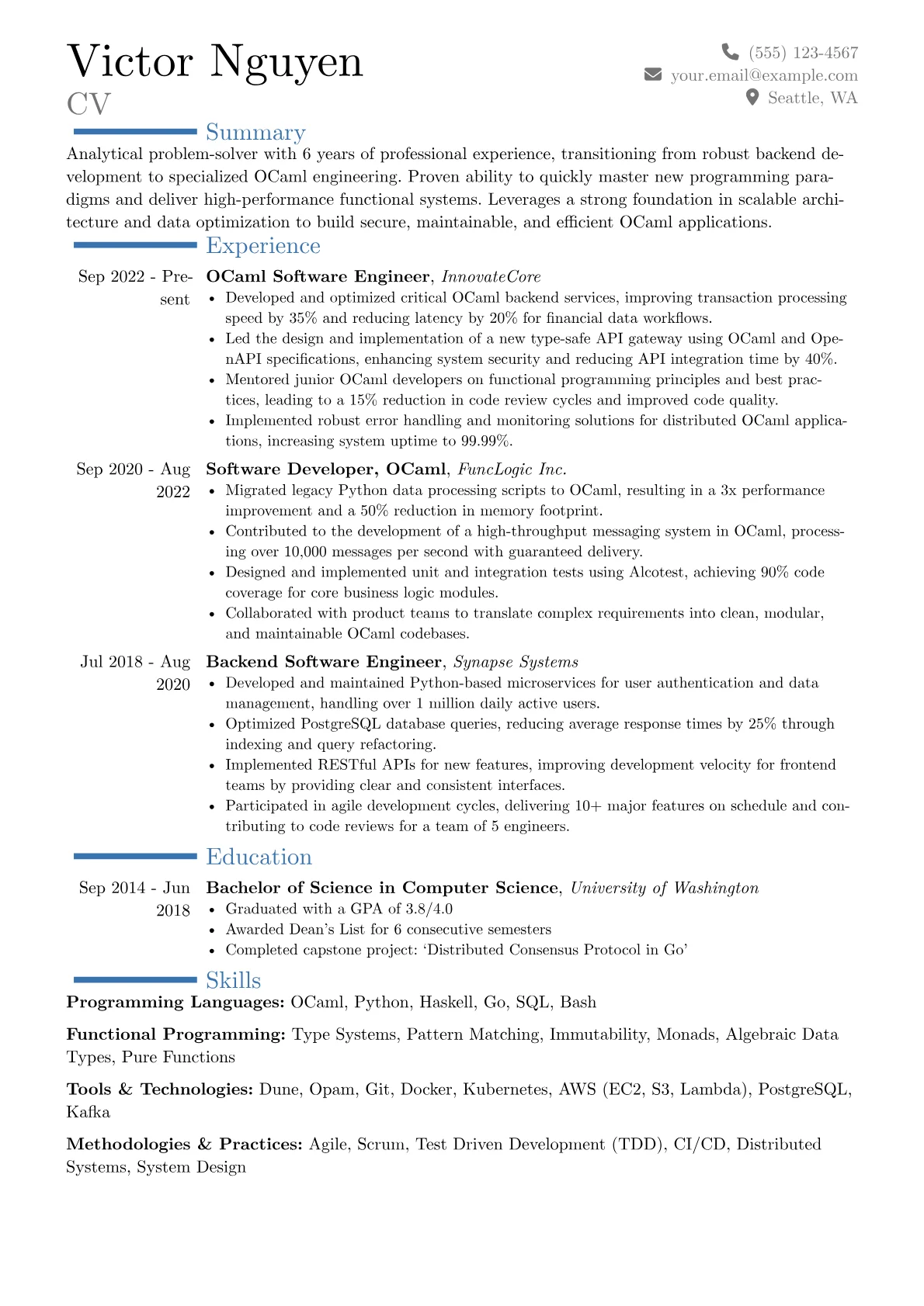 Career changer version - Page 1