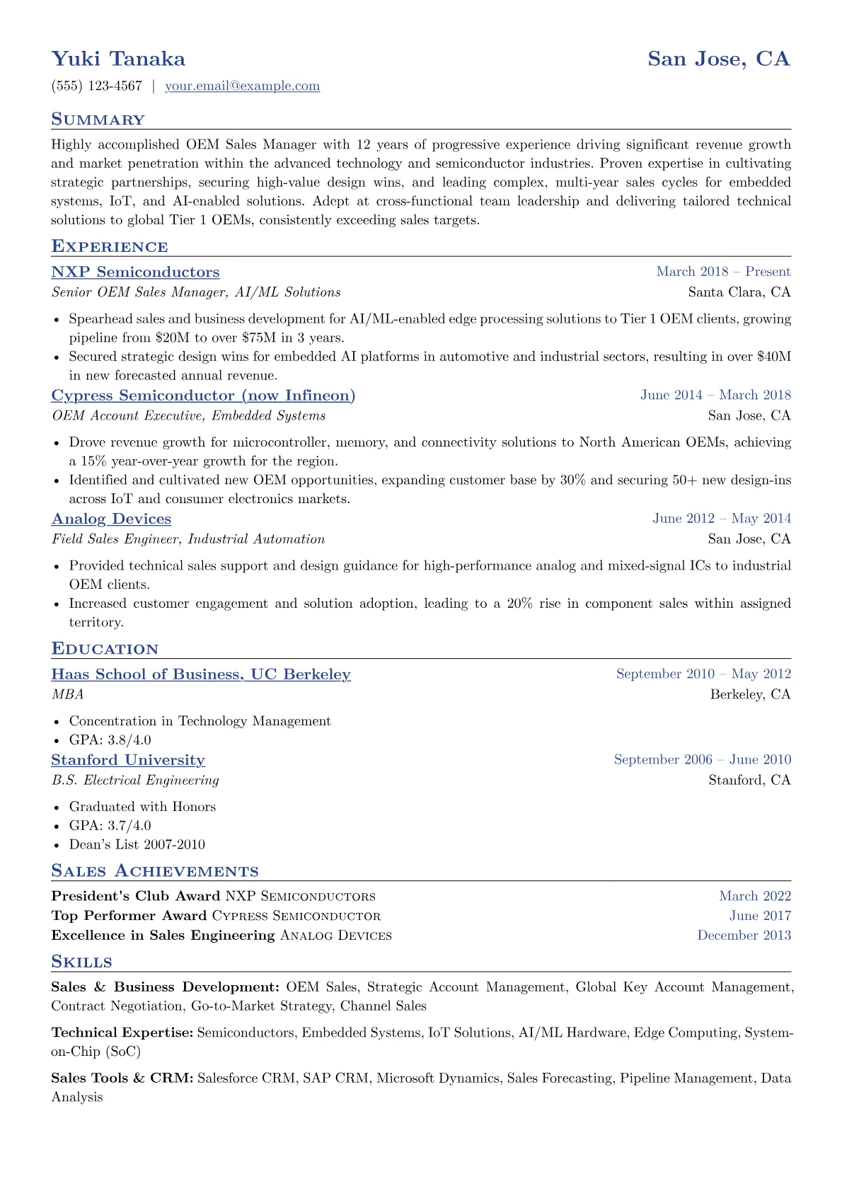 OEM Sales Manager version - Page 1