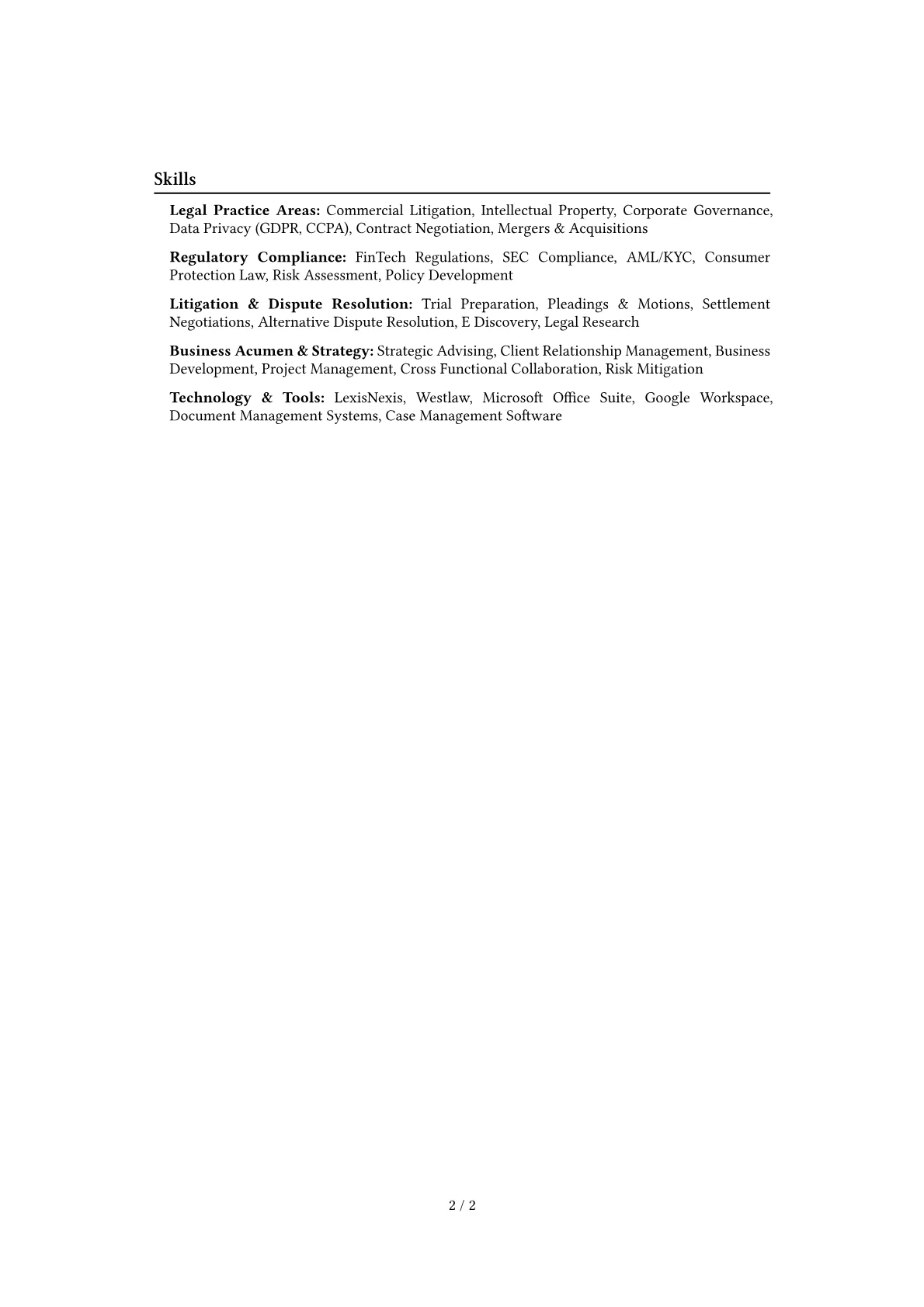 Career changer version - Page 2