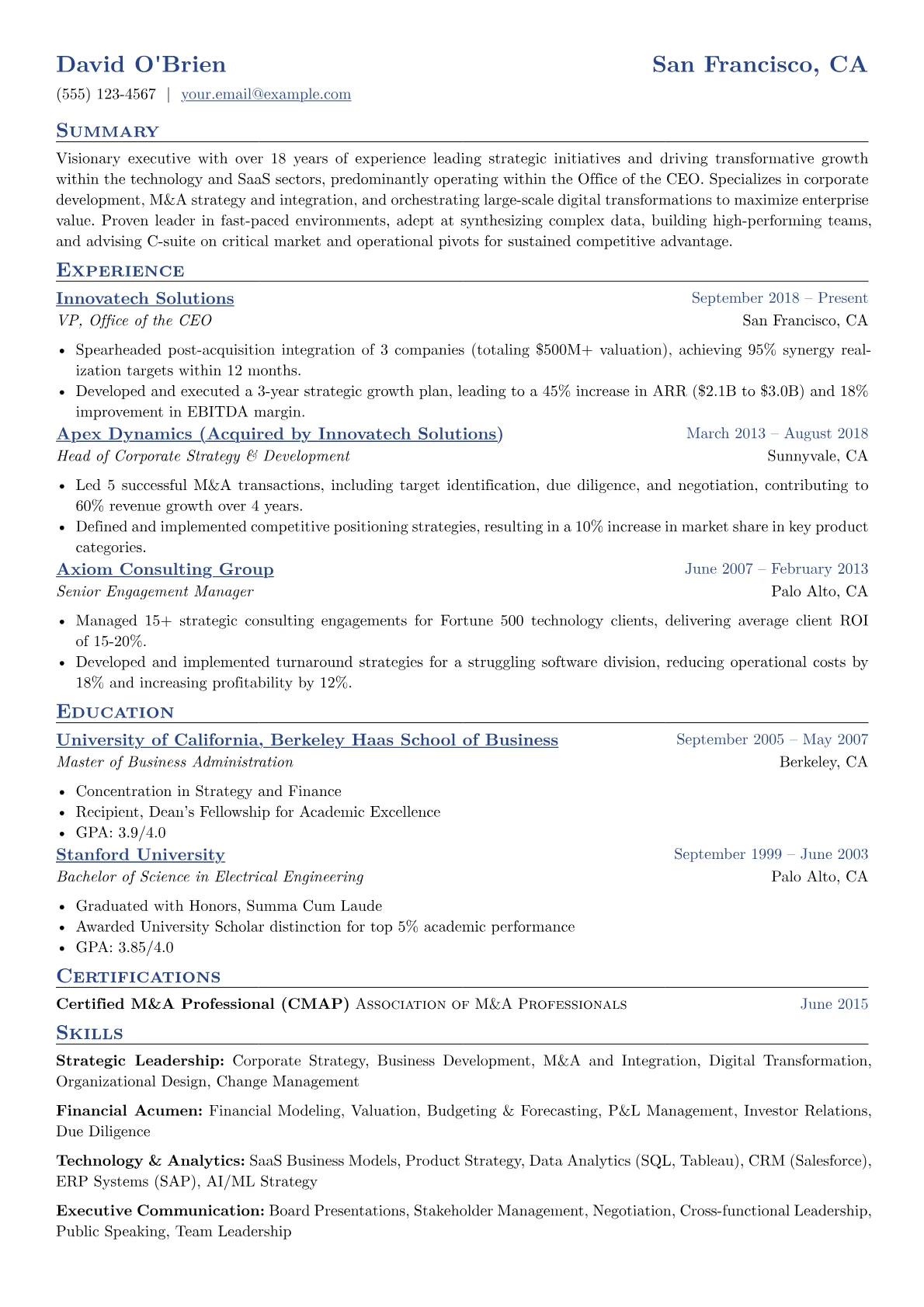 Office of the CEO version - Page 1