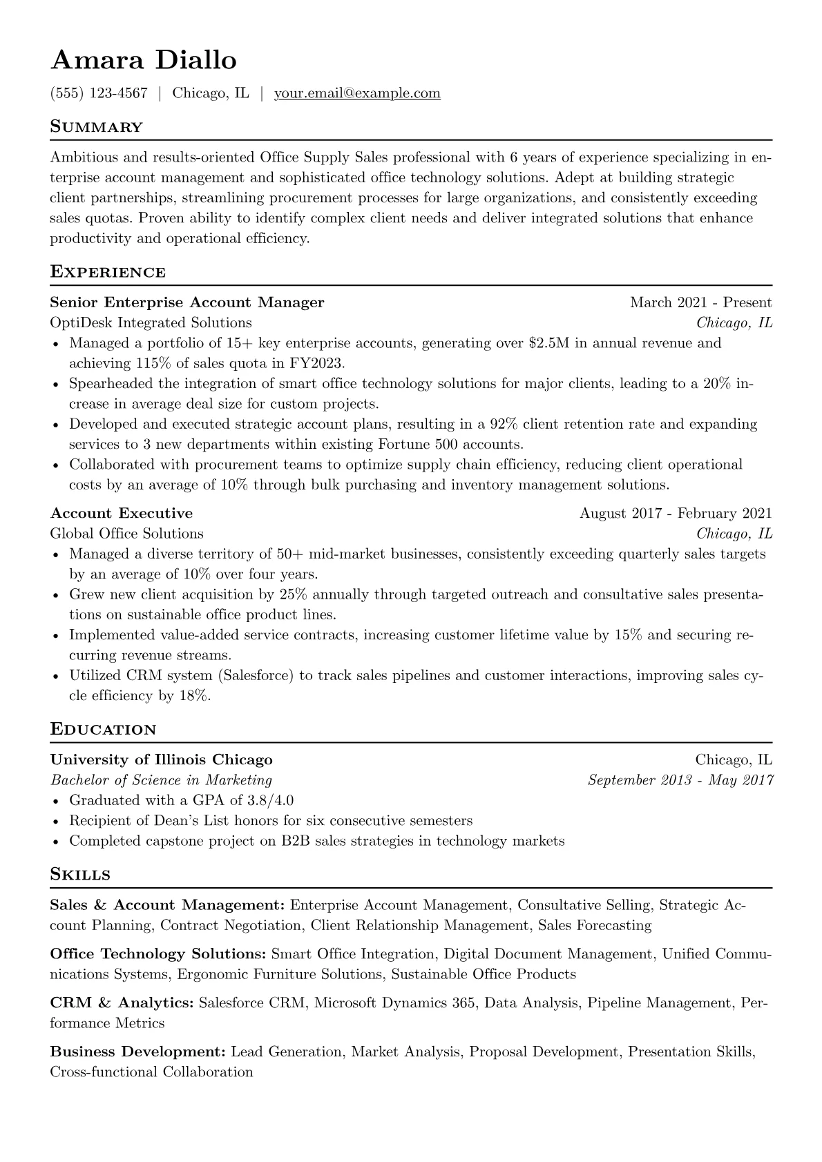 Enterprise Sales version - Page 1