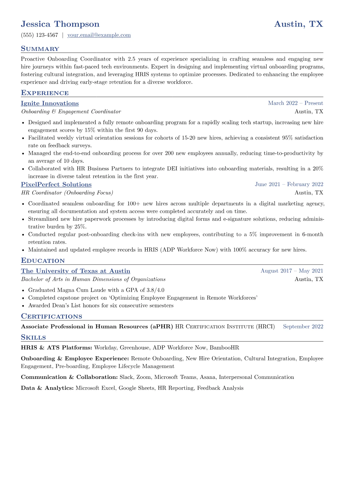 Onboarding Coordinator version - Page 1