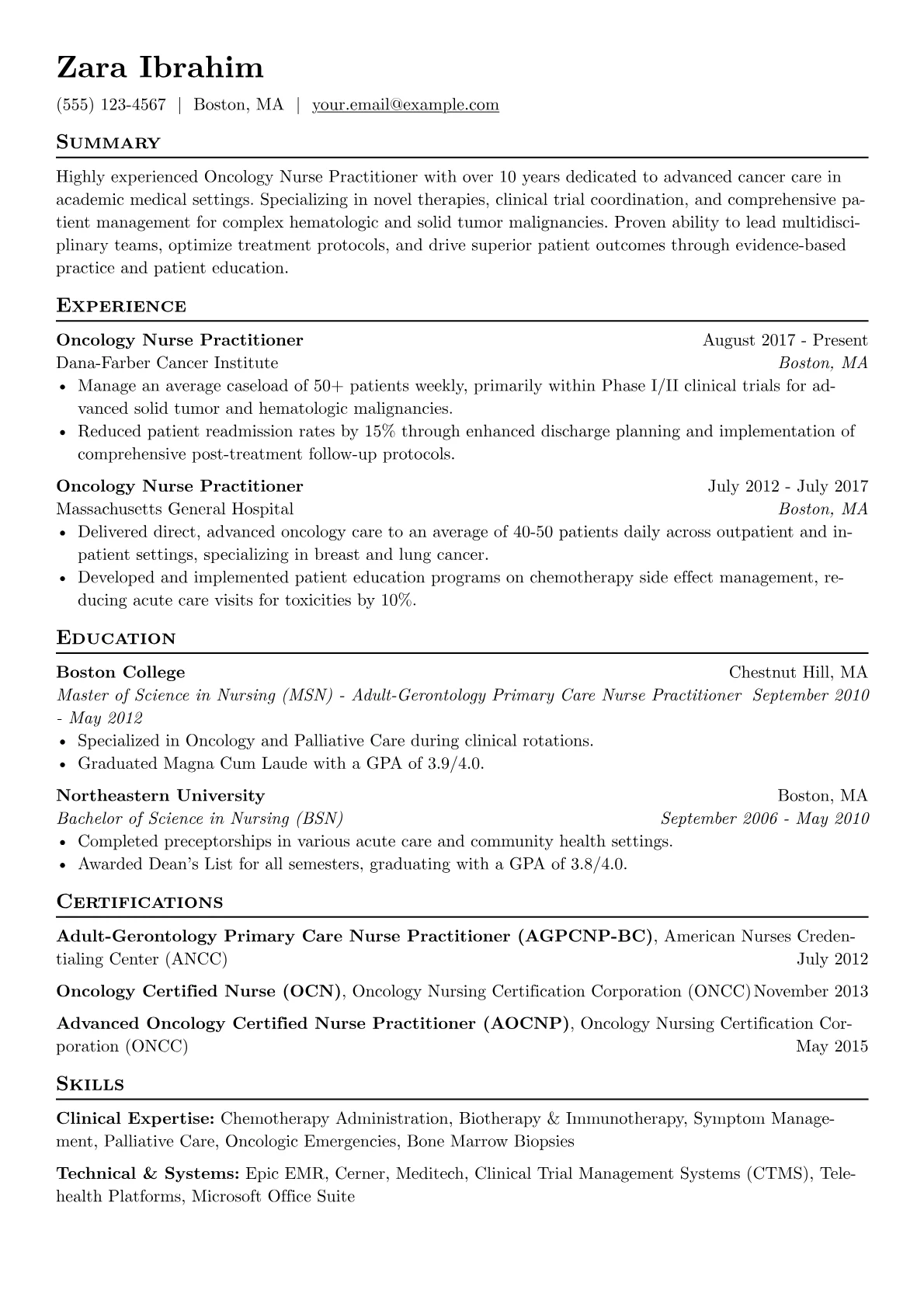 Clinical Expertise version - Page 1